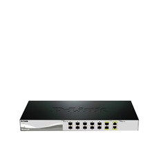 D-LINK Switch 10xGigabit SFP+ 2x10Gigabit kombó SFP+ Menedzselhető, DXS-1210-12SC/E