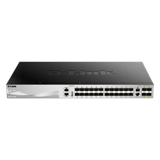 D-LINK Switch 24xGbitLan + 2xGigabit + 4xGigabit SFP+ 1xUSB Menedzselhető Rackes, DGS-3130-30S/E