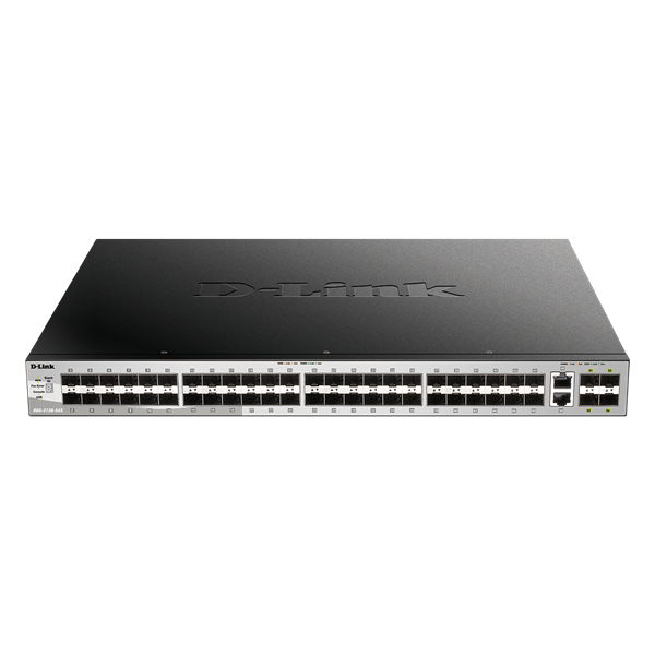 D-LINK Switch 48x1000Mbps (48xPOE) + 2xGigabit + 4xGigabit SFP+ Menedzselhető Rackes, DGS-3130-54S/E