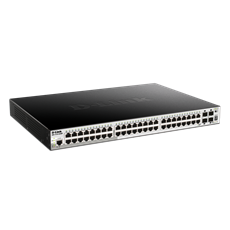 D-LINK Switch 48x1000Mbps (48xPOE) + 4xGigabit SFP+ Menedzselhető Rackes, DGS-1510-52XMP/E