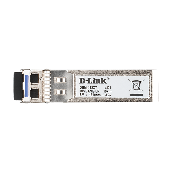 D-LINK Switch SFP+ Modul 10GBase-LR + LC adóvevő, DEM-432XT/10 (10-PACK)