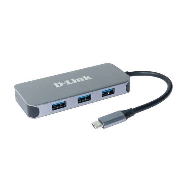 D-LINK USB-C HUB 3xUSB + 1xUSB-C +1xHDMI + 1xLAN, DUB-2335