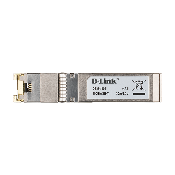 D-LINK Switch SFP+ Modul 10GBase-T, DEM-410T