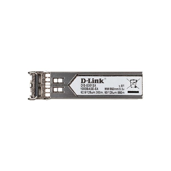 D-LINK Switch Ipari SFP Modul 1000Base-SX Multi mód, DIS-S301SX