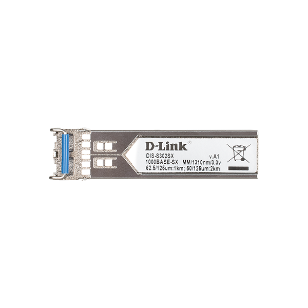 D-LINK Switch Ipari SFP Modul 1000Base-SX Single mód, DIS-S302SX