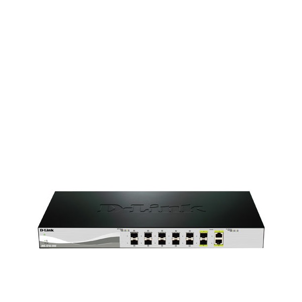 D-Link Switch -DXS-1210-12SC - 12-Port Layer 2 Smart Managed 10Gigabit