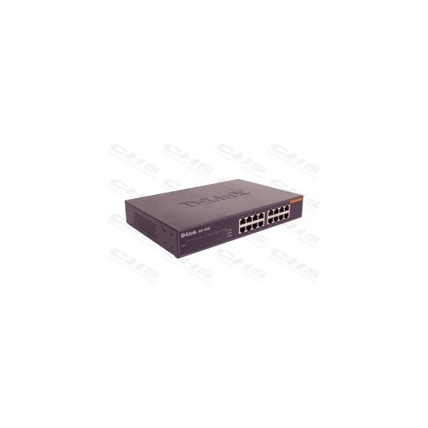 D-Link Switch - DES-1016D -  16x100Mbps Desktop Fémházas Fanless Unmanaged