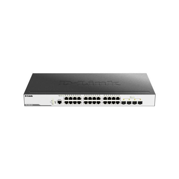 D-Link Switch 24-Port 10/100/1000Mbps and 4 10G SFP+ Managed Gigabit