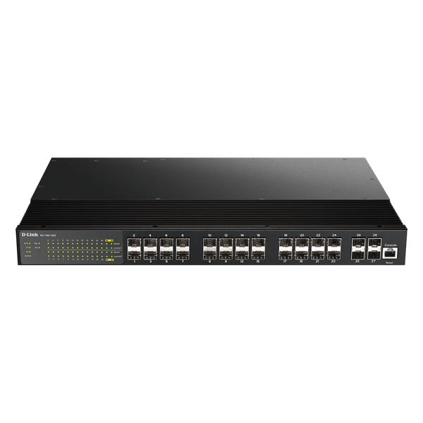 D-LINK Switch Ipari 24x10Gbps SFP + 4x10Gbps SFP+ Menedzselhető Rackes, DIS-700G-28XS