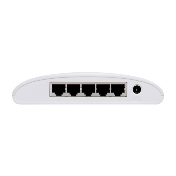 D-LINK Switch 5x1000Mbps Műanyagházas Asztali, DGS-1005D/E