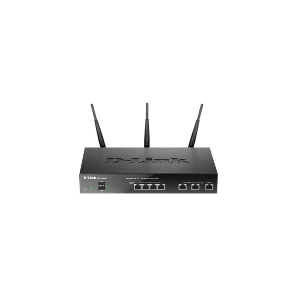 D-LINK Vezeték nélküli VPN Router 2xWAN(1000Mbps) + 4xLAN(1000Mbps) + 2xUSB, DSR-1000AC