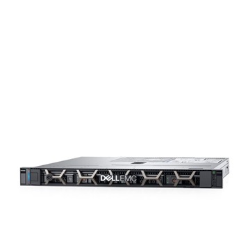 DELL EMC PowerEdge R340 rack szerver (4x3.5"), 4C E-2244G 3.8GHz, 1x16GB, NoDisk; H330, iD9 Ba., (1+1).