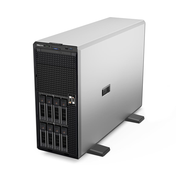 DELL EMC PowerEdge T550 torony szerver (8x3.5"), 1x8C S4309Y 2.8GHz, 1x16GB, 1x960GB RI SSD; H755, iD9 En., (1+1).