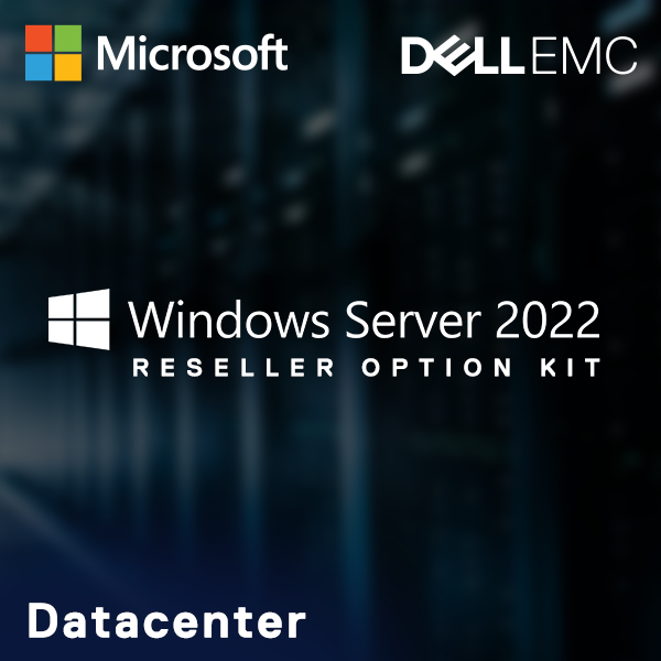 DELL EMC szerver SW - ROK Windows Server 2022 ENG, Datacenter 16 core add License.