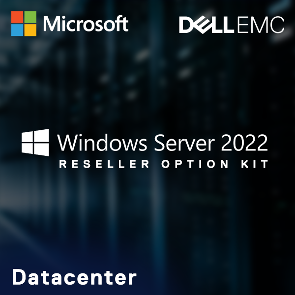 DELL ISG szoftver - SW ROK Windows Server 2022 ENG, Datacenter 16 core add License.