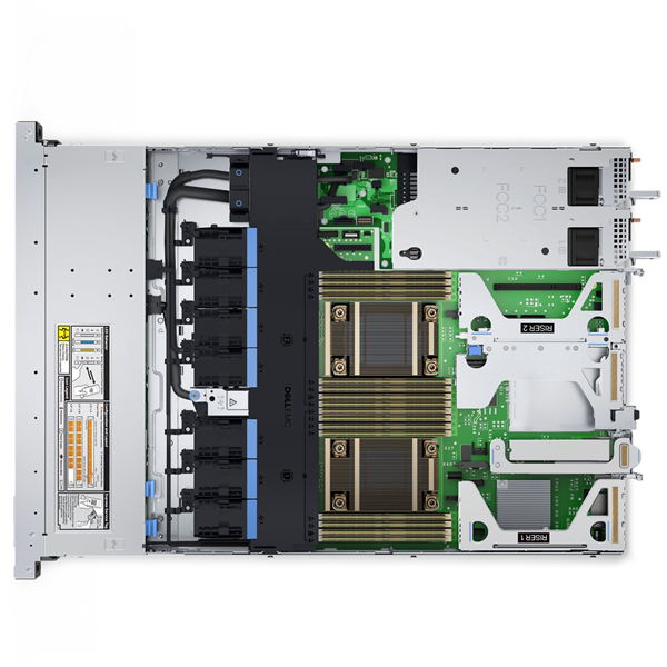 DELL ISG szerver - PE R650xs rack (8x2.5"), 1x10C S4310T 2.3GHz, 1x16GB, 1x960GB RI SSD; H755, iD9 En., (1+1).
