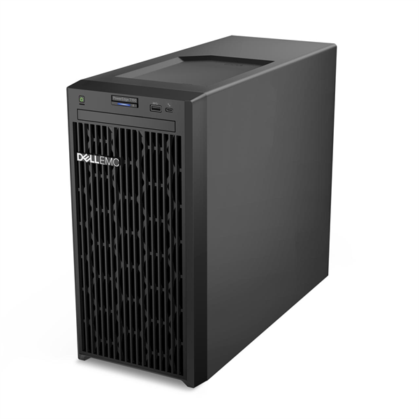 DELL ISG szerver - PE T150 torony (4x3.5"), 4C E-2314 2.8GHz, 1x16GB, 1x2TB 7.2k SATA; S150, iD9 Ba.