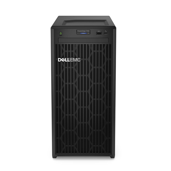 DELL ISG szerver - PE T150 torony (4x3.5"), 4C E-2334 3.4GHz, 1x16GB, 1x2TB 7.2k SAS; H355, iD9 Ba.