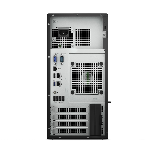 DELL ISG szerver - PE T150 torony (4x3.5"), 4C E-2334 3.4GHz, 1x16GB, 1x2TB 7.2k SAS; H355, iD9 Ba.
