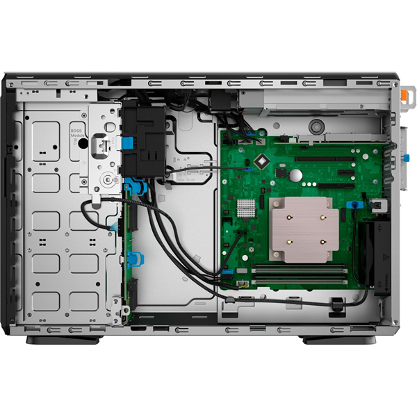 DELL ISG szerver - PE T360 torony (8x3.5"), 6C E-2436 2.9GHz, 1x16GB, 1x480GB RI SSD; H755, iD9 Ba., 2x700W.