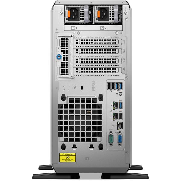 DELL ISG szerver - PE T360 torony (8x3.5"), 6C E-2436 2.9GHz, 1x16GB, 1x480GB RI SSD; H755, iD9 Ba., 2x700W.