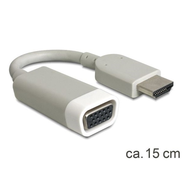 DELOCK Átalakító HDMI-A male > VGA female