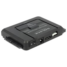 DELOCK Átalakító USB 3.0 to SATA3 / IDE 40 / IDE 44 pin, backup gomb
