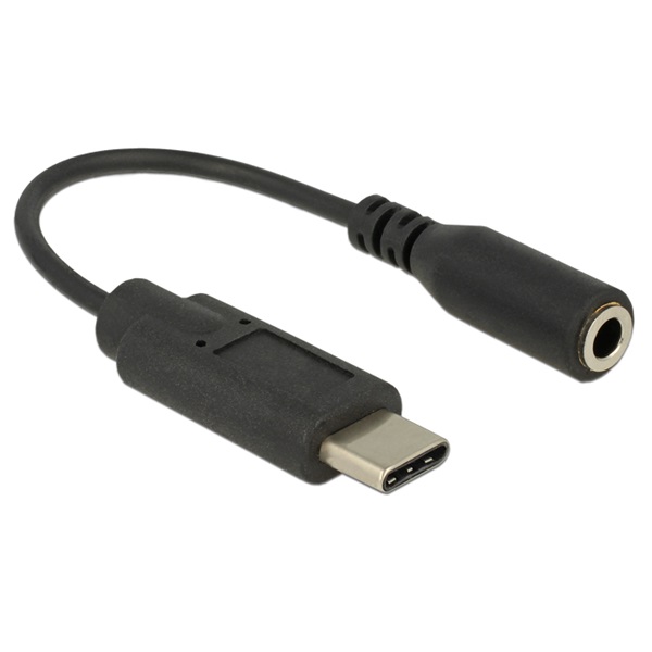 DELOCK Átalakító USB Type-C male to Stereo Jack female, Audio, 14cm