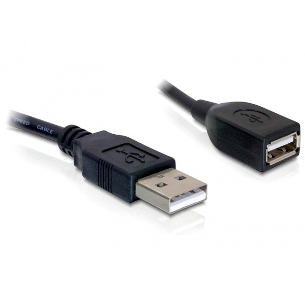 DELOCK kábel USB 2.0 male/female hosszabbító, 15cm