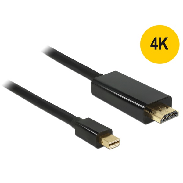 DELOCK kábel mini Displayport 1.1 male to HDMI-A male, 2m