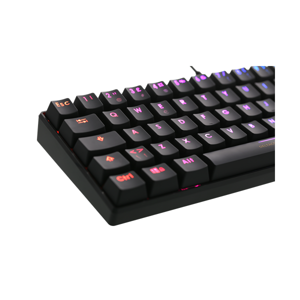 DELTACO GAMING Billentyűzet GAM075B, mini mechanical keyboard, 60 PAN