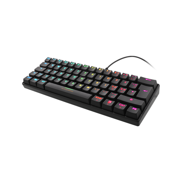 DELTACO GAMING Billentyűzet GAM075B, mini mechanical keyboard, 60 PAN