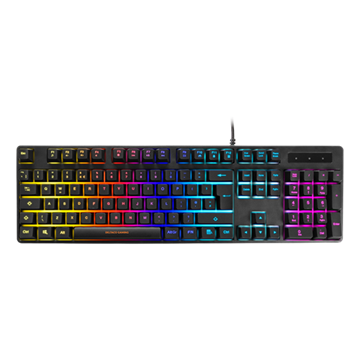 Deltaco Billentyűzet GAM-112-UK, DK310 RGB Gaming Keyboard, Outemu Red switch, fullsize, UK Layout, black