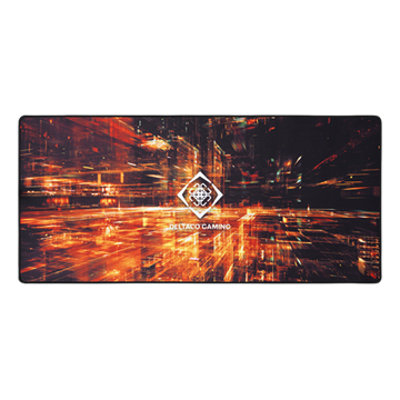 DELTACO GAMING Egérpad GAM-098, DMP 420 Limited Edition X-Large Mousepad, 900x400x4mm, black with abstract pattern