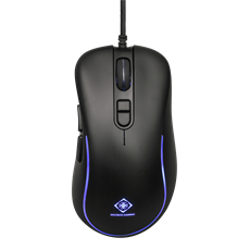 DELTACO GAMING Vezetékes Egér GAM-104, DM120 gaming mouse, RGB, 800-3200 DPI, 125 Hz, RGB LED, USB, black