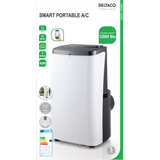 DELTACO SMART HOME SH-AC02 mobil smart klíma, 3,5W, 12000 BTU,  WI-FI, hűt, 3 év garancia