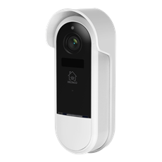DELTACO SMART HOME SH-DB02 okos akkumulátoros kapucsengő kamerával, WIFI, IP44, kültéri, infra éjjellátó