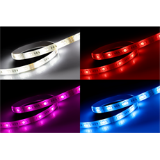 DELTACO SMART HOME SH-LS3M színes LED szalag, 3m, 16 Mio szín, meleg és hideg fehér, WIFI