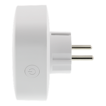 DELTACO SMART HOME SH-P01E beltéri konnektor, 10A WIFI energia monitoring