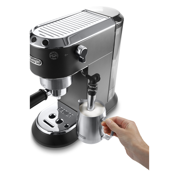 DeLonghi EC685.BK Dedica presszókávéfőző 15 bar, 3 szűrő:1 - 2 személyes és E.S.E., thermoblock, csészemelegítő