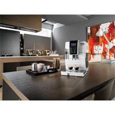 DeLonghi ECAM 350.35.W automata kávéfőző 15 bar / 300 gramm kapacitás, szimpla, dupla, lungo, long eszpresszó, my menü