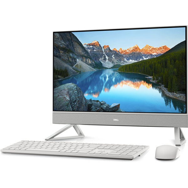 Dell Inspiron AIO DT 5420 23,8" FHD Touch, i7-1355U (5.0GHz), 16GB, 512GB SSD, Intel UHD, Hun kb+mouse, Win11, Fehér