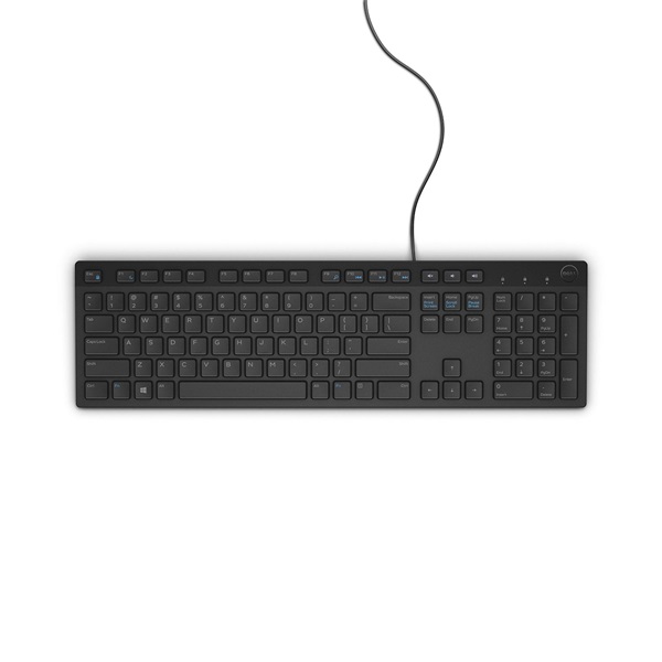 Dell Vezetékes Billentyűzet Multimedia Keyboard-KB216 - US International (QWERTY) - Black