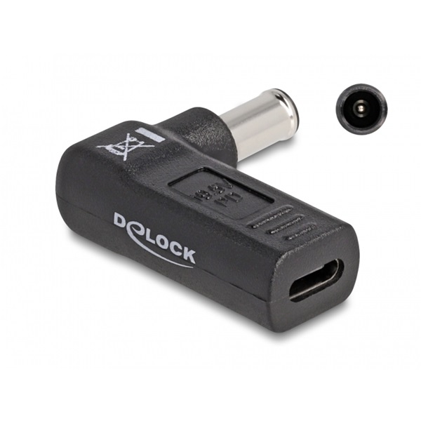 DELOCK Átalakító Laptop töltőkábel USB Type-C female > Sony 6.0 x 4.3mm male 90 fokos