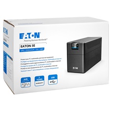 EATON UPS 5E1200UD, Gen2, USB DIN, 1200VA/660W, In: Schuko, Out: 4xDIN, Line-interaktív szünetmentes, AVR, torony