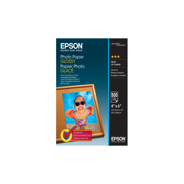 EPSON Fotópapír Photo Paper Glossy - 10x15cm - 500 Lap