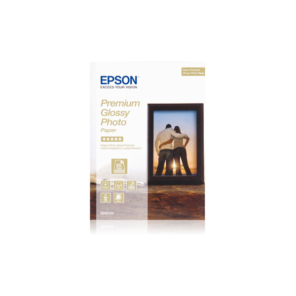 EPSON Fotópapír Premium Glossy Photo Paper - 13x18cm - 30 Lap