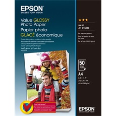 EPSON Fotópapír Value Glossy Photo Paper - A4 - 50 Lap