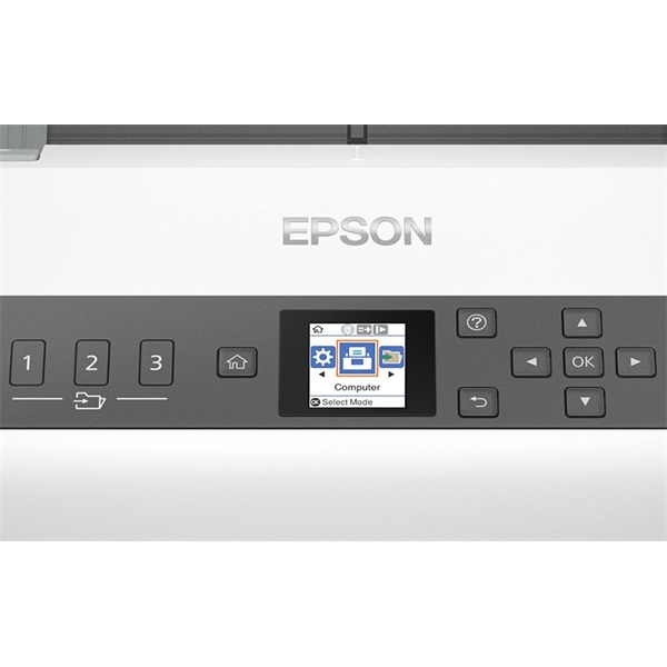 EPSON Hálózati üzleti szkenner - WorkForce DS-730N (A4, 600 DPI, 40 lap/perc, USB/LAN)