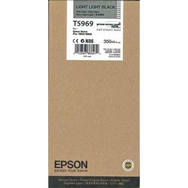 EPSON Tintapatron Light Light Black T596900 UltraChrome HDR 350 ml